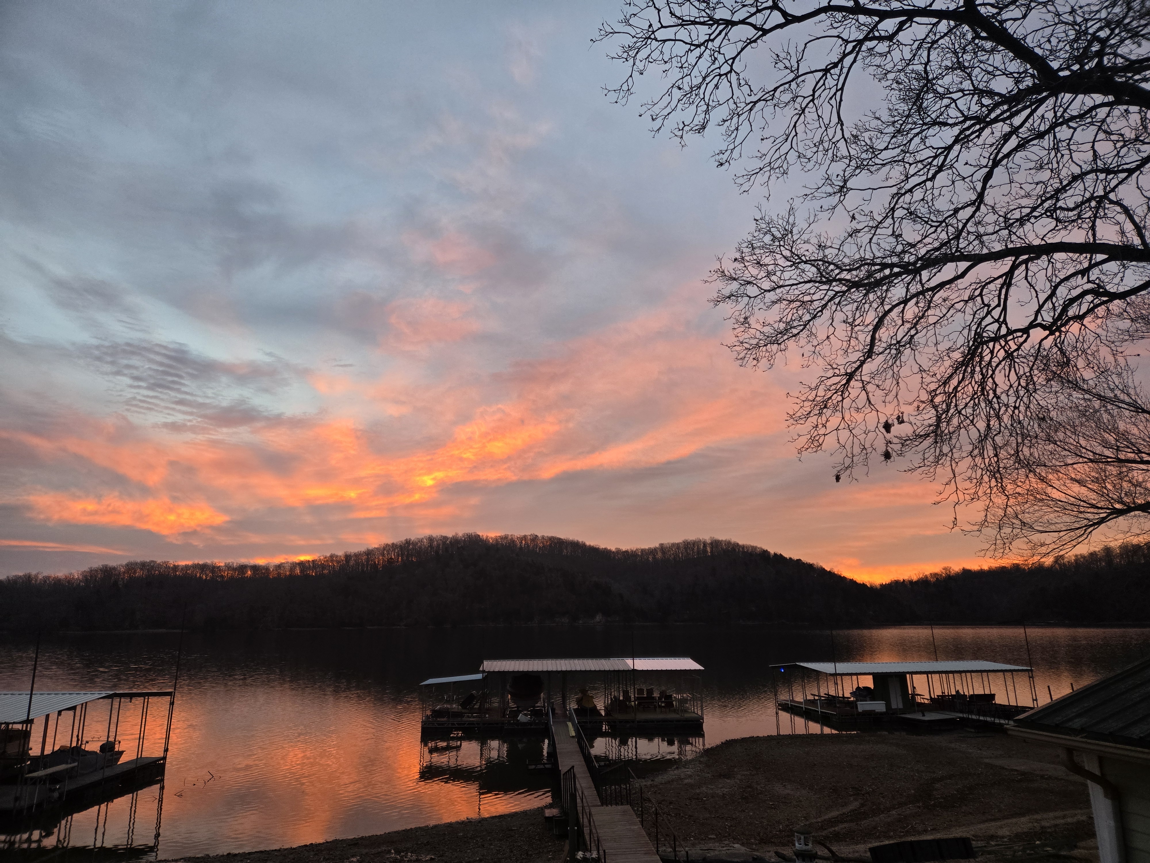 Lake of the Ozarks dock and waterfront
